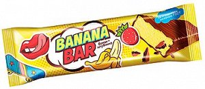 Батончик-суфле клубнично-банановый «Banana bar», 35г