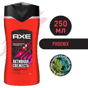 AXE мужской гель для душа PHOENIX Арктическая мята и травы, Свежесть 12 часов 250 мл