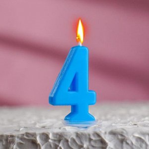 Свеча - Цифра для Торта "4"