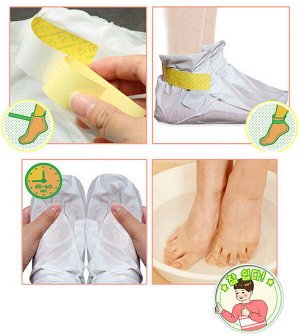 Пилинг-носочки с фруктовыми экстрактами Elizavecca Turtle’s Foot Pack, 1 пара