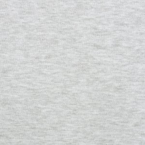 Ткань на отрез интерлок цвет светло-серый меланж