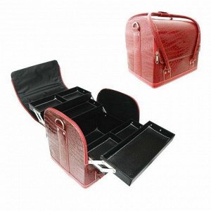 Kristaller Сумка-чемодан для маникюра, коричневый