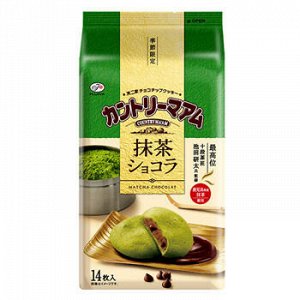 Печенье Fujiya "Country Maam" со вкусом чая матча и шоколадом 170г 1/20 Япония