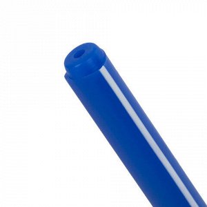 Ручка шариковая масляная STAFF Basic "OBP-320", СИНЯЯ, корпус голубой, узел 0,7 мм, линия письма 0,35 мм, 143023