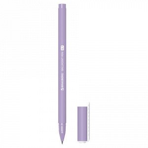 Ручка шариковая BRAUBERG SOFT TOUCH STICK "PASTEL" СИНЯЯ, мягкое покрытие, корпус ассорти, узел 0,7 мм, 143698