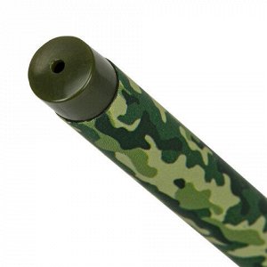 Ручка шариковая BRAUBERG SOFT TOUCH STICK "KHAKI", СИНЯЯ, мягкое покрытие, узел 0,7 мм, 143703