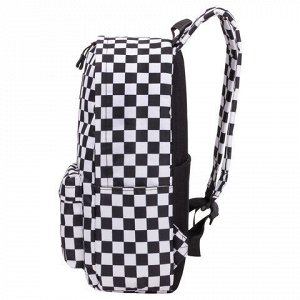 Рюкзак BRAUBERG POSITIVE универсальный, карман-антивор, "Black and White", 42х28х14 см