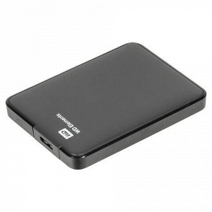 Внешний жесткий диск WD Elements Portable 1TB, 2.5&quot;, USB 3.0, черный, WDBUZG0010BBK-WESN