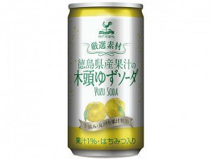 Напиток газированный Yuzu Soda 185мл Япония