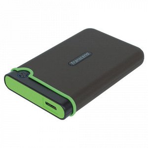 Внешний жесткий диск TRANSCEND StoreJet 25M3S 1TB, 2.5", USB 3.0, серый, TS1TSJ25M3S