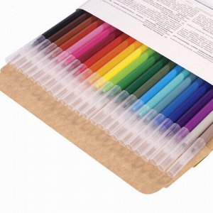 Фломастеры ГАММА "Классические", 24 цвета, вентилируемый колпачок, картонная упаковка, 180319_13