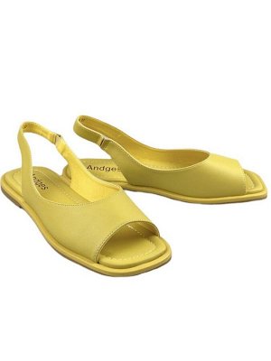 Босоножки Andges 12W26-35-116 nappa/giallo