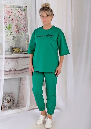 Костюм "Мейди " зеленый  брюки