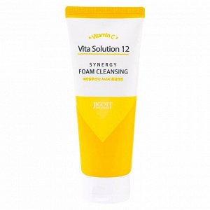 Очищающая пенка для лица с витамином С Vita Solution 12 Synergy Foam Cleansing