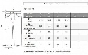 Брюки FAM 920.