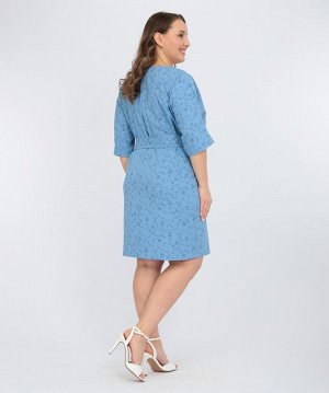 Платье Патрисия/6-1348 - 60-40 голубой