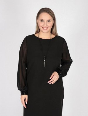 Платье Латея/6-1271 - 00-60 черный