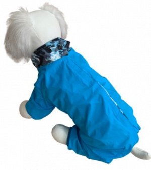 Дождевик Камуфляж двухсторонний голубой р-р 18/XXL ДС 36см Pet Fashion АКЦИЯ!