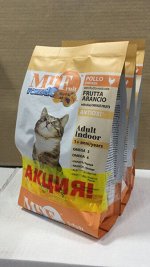 Forza10 Cat MR Fruit Arancione Adult Indoor сухой корм для взрослых домашних кошек 0,4кг 2+1