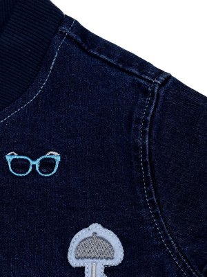 Пиджак для мальчика джинсовый (синий)