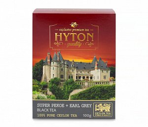 Hyton Чай Хайтон черный Супер Пеко+Бергамот PEKOE + EARL GREY 100г