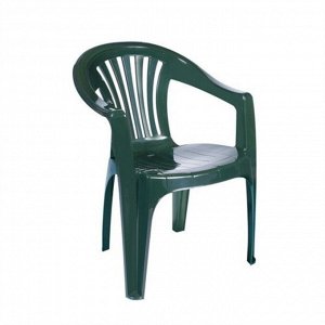 Кресло садовое, пластик, зеленый, КЕМЕР, 760 х 550 х 560 мм