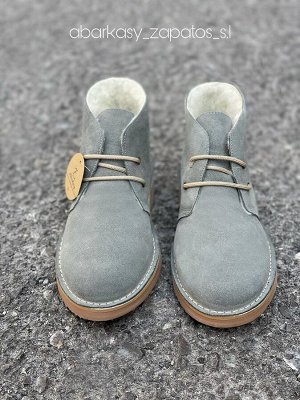 ДЕЗЕРТЫ AB.Z. 3612/2 Gris-С ДВОЙНЫМИ ШНУРКАМИ