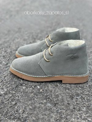 ДЕЗЕРТЫ AB.Z. 3612/2 Gris-С ДВОЙНЫМИ ШНУРКАМИ