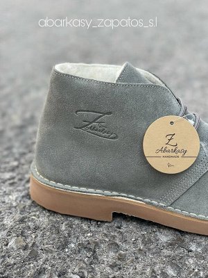 ДЕЗЕРТЫ AB.Z. 3612/2 Gris-С ДВОЙНЫМИ ШНУРКАМИ