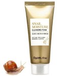 Увлажняющая пенка с муцином улитки FarmStay Snail Moisture Cleansing Foam, 100 мл