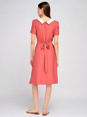 Платье. Цвет: коралловый