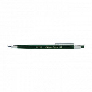 Карандаш цанговый 2.0 мм Faber-Castell TK® 9500 HB зелёный