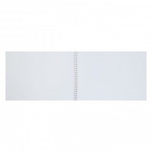 Альбом для рисования А4, 32 листа на гребне "Енот", обложка мелованный картон, ВД лак, блок 100 г/м2