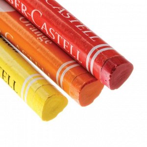 Мелки восковые Faber-Castell, 24 цвета, трехгранные, в картонной упаковке