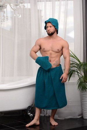 Полотенце САУНА махровое мужское подарочная упаковка