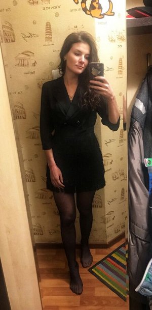 Маленькое чёрное платье, 44 размер, реал фото