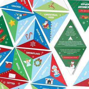 Познавательная игра «Изучаем английский. New Year stories», 36 карточек, 5+