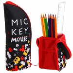 Пенал тубус-подставка &quot;Mickey&quot;, 8,5х21 см, Микки Маус и друзья