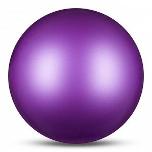  Мяч для художественной гимнастики силикон Металлик 300 г. 15 см. Нежные тона 