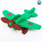 Игрушка для купания «Самолет» конструктор, 3D-фигурка