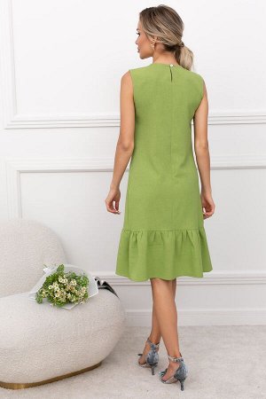 Платье Сью №18 Цвет: оливковый;