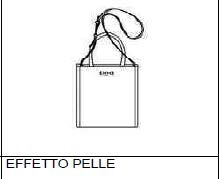 cумка Borsa In Poliestere Con Spalmatura In Poliuretano