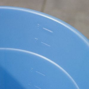 Ведро с крышкой «Евро», 8 л, d=26 см, h=25.2 см, МИКС
