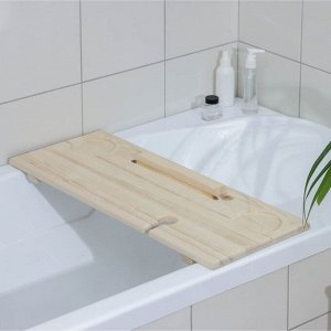 Столик для ванны, 68x28x4 см, сосна