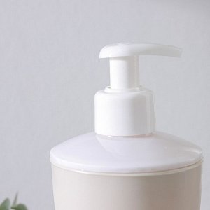 Дозатор для жидкого мыла «Стиль», 400 мл, цвет МИКС
