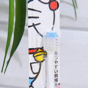Детская зубная щётка  "Синий кот" с широкой головкой и прорезиненной ручкой (от 6 лет)