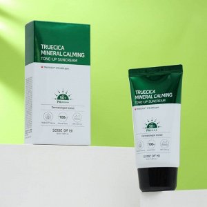 Успокаивающий солнцезащитный крем Some By Mi "Truecica Mineral 100 Calming Sun Cream" SPF 50, 50 мл