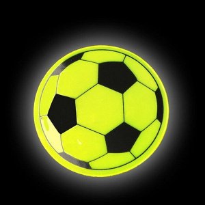 Арт Узор Светоотражающие наклейки «Мяч», d = 5 см, 4 шт на листе, цвет МИКС