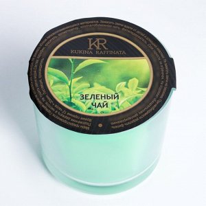 Свеча ароматическая в стакане АЛАНИЯ "Зеленый чай"