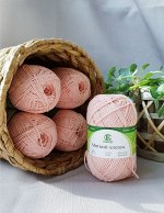 Пряжа Мягкий хлопок/цвет Персик(037)